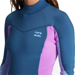 Billabong 2024 Femmes Synergy 3/2mm GBS Back Zip Combinaison Néoprène -Kitesurf Boutique 2024 femmes synergy 32mm gbs back zip combinaison neoprene 4