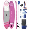 AQUAPLANET Kit De Planche Ă Pagaie Gonflable Pour Kayak - Rockit, Rose 1 AQUAPLANET Kit De Planche Ă Pagaie Gonflable Pour Kayak - Rockit, Rose -Kitesurf Boutique aquaplanet kit de planche a pagaie gonflable pour kayak rockit rose