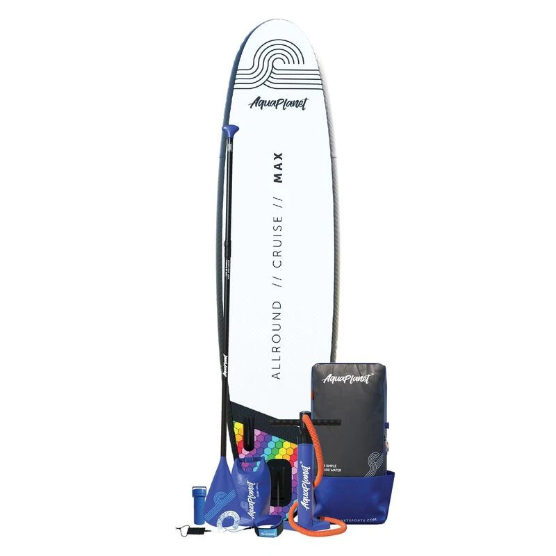 AQUAPLANET Kit Paddle Gonflable - Max Arc-en-ciel 5 AQUAPLANET Kit Paddle Gonflable - Max Arc-en-ciel – Image 3