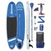 AQUAPLANET Kit Paddle Gonflable - Max Bleu -Kitesurf Boutique aquaplanet kit paddle gonflable max bleu