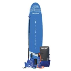 AQUAPLANET Kit Paddle Gonflable - Max Bleu -Kitesurf Boutique aquaplanet kit paddle gonflable max bleu 2