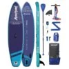 AQUAPLANET Kit Stand Up Paddle Gonflable - Pace Sarcelle Et Minuit