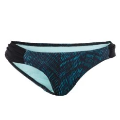 Bas De Maillot De Bain De Surf Femme Plissée Côté NIKI SHIBO BLEU -Kitesurf Boutique bas de maillot de bain de surf femme plissee cote niki shibo bleu 1