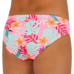 Bas De Maillot De Bain FILLETTE ROSE MADI 100 -Kitesurf Boutique bas de maillot de bain fillette rose madi 100 3