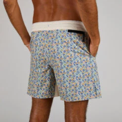 Boardshort Surf 500 17" JOY BEIGE -Kitesurf Boutique boardshort surf 500 17 joy beige 3