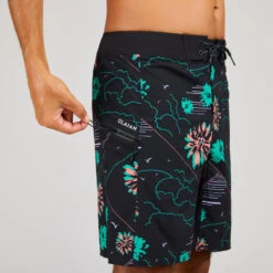 Boardshort Surf 500 19" PARADISE BLACK 18 Boardshort Surf 500 19" PARADISE BLACK -Kitesurf Boutique boardshort surf 500 19 paradise black 6