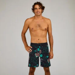 Boardshort Surf 500 19" PARADISE BLACK 21 Boardshort Surf 500 19" PARADISE BLACK -Kitesurf Boutique boardshort surf 500 19 paradise black 9