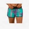 Boardshort Surf Femme TINI BLUR Avec Ceinture élastiquée Et Cordon De Serrage -Kitesurf Boutique boardshort surf femme tini blur avec ceinture elastiquee et cordon de serrage