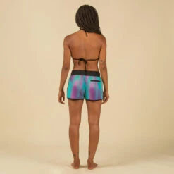 Boardshort Surf Femme TINI BLUR Avec Ceinture élastiquée Et Cordon De Serrage -Kitesurf Boutique boardshort surf femme tini blur avec ceinture elastiquee et cordon de serrage 5