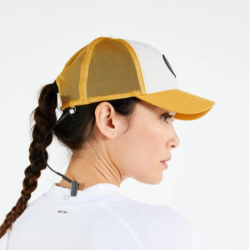 Tribord Casquette Bateau Sailing 500 Adulte Voile Beige Ocre 8 Tribord Casquette Bateau Sailing 500 Adulte Voile Beige Ocre – Image 6