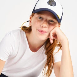 Tribord Casquette Bateau Sailing 500 Enfant Voile Ecru Bleu -Kitesurf Boutique casquette bateau sailing 500 enfant voile ecru bleu 4