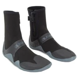 Chaussons Surf Bottillons 500 Néoprène Zip 3 Mm Noir Gris -Kitesurf Boutique chaussons surf bottillons 500 neoprene zip 3 mm noir gris 4