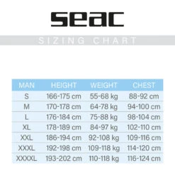 SEAC Combi Néoprène Hom SENSE 3mm 7 SEAC Combi Néoprène Hom SENSE 3mm -Kitesurf Boutique combi neoprene hom sense 3mm 2