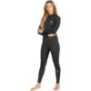 Billabong Combinaison De Surf 4/3mm Zip Dos - Noir - Launch - Femme -Kitesurf Boutique combinaison de surf 43mm zip dos noir launch femme