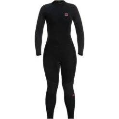 Billabong Combinaison De Surf 4/3mm Zip Dos - Noir - Launch - Femme -Kitesurf Boutique combinaison de surf 43mm zip dos noir launch femme 3
