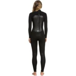Roxy Combinaison De Surf 4/3mm Zip Dos - Noir - Prologue - Femme -Kitesurf Boutique combinaison de surf 43mm zip dos noir prologue femme 2