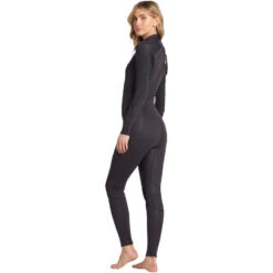 Billabong Combinaison De Surf 5/4mm Zip Dos - Noir - Launch - Femme -Kitesurf Boutique combinaison de surf 54mm zip dos noir launch femme 2