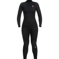 Billabong Combinaison De Surf 5/4mm Zip Dos - Noir - Launch - Femme -Kitesurf Boutique combinaison de surf 54mm zip dos noir launch femme 3