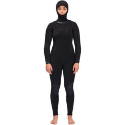 Billabong Combinaison De Surf Salty Dayz 4/3mm - Zip Poitrine - Noir Dames -Kitesurf Boutique combinaison de surf salty dayz 43mm zip poitrine noir dames 3