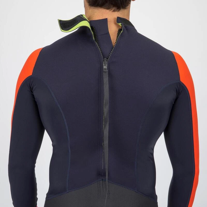 Tribord Combinaison Néoprène 1mm Anti-uv Voile Homme Dinghy 500 Bleu Noir/orange 9 Tribord Combinaison Néoprène 1mm Anti-uv Voile Homme Dinghy 500 Bleu Noir/orange – Image 7