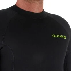 Combinaison SURF 100 Néoprène 4/3 Mm Homme Noire -Kitesurf Boutique combinaison surf 100 neoprene 43 mm homme noire 1
