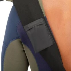 Combinaison SURF 500 Néoprène 3/2 Mm Homme Bleue Kaki -Kitesurf Boutique combinaison surf 500 neoprene 32 mm homme bleue kaki 7