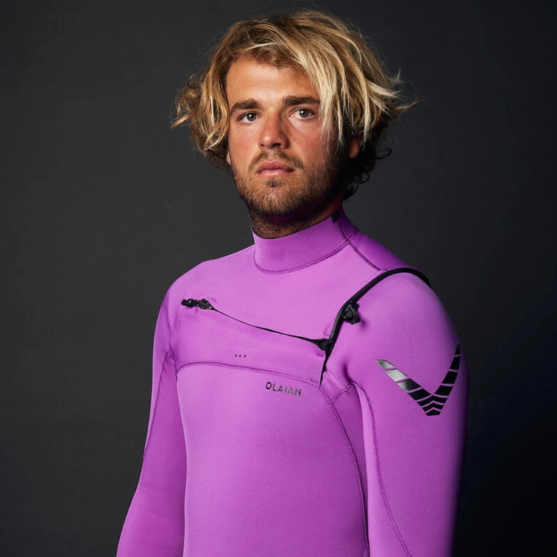 Combinaison Surf Néoprène 4/3 Mm Homme - 900 Fuchsia 6 Combinaison Surf Néoprène 4/3 Mm Homme - 900 Fuchsia – Image 4