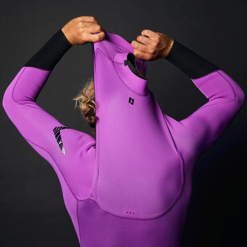Combinaison Surf Néoprène 4/3 Mm Homme - 900 Fuchsia 8 Combinaison Surf Néoprène 4/3 Mm Homme - 900 Fuchsia – Image 6