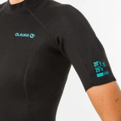 Combinaison Surf Shorty 100 Néoprène 1,5mm Femme Noire -Kitesurf Boutique combinaison surf shorty 100 neoprene 15mm femme noire 6