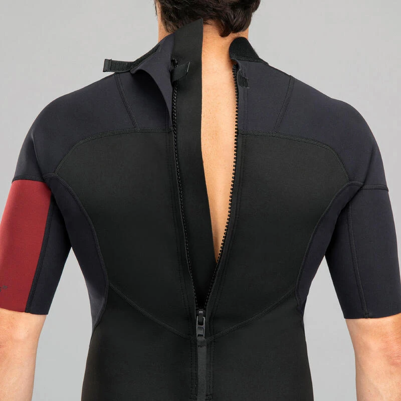 Combinaison Surf Shorty 500 Stretch Néoprène 1,5 Mm Homme Bdx 5 Combinaison Surf Shorty 500 Stretch Néoprène 1,5 Mm Homme Bdx – Image 3