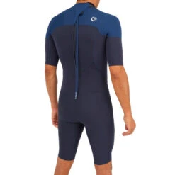 Combinaison Surf Shorty 500 Stretch Néoprène Homme Bleue -Kitesurf Boutique combinaison surf shorty 500 stretch neoprene homme bleue 1