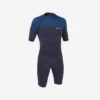 Combinaison Surf Shorty 500 Stretch Néoprène Homme Bleue -Kitesurf Boutique combinaison surf shorty 500 stretch neoprene homme bleue