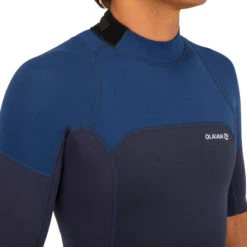 Combinaison Surf Shorty 500 Stretch Néoprène Homme Bleue -Kitesurf Boutique combinaison surf shorty 500 stretch neoprene homme bleue 4