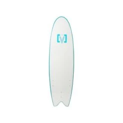 Victory EPS Softboard - Planche De Surf En Mousse - Fish 6'6 - Light Blue -Kitesurf Boutique eps softboard planche de surf en mousse fish 66 light blue 1