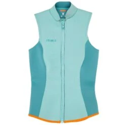 GILET NÉOPRÈNE KAYAK ET STAND UP PADDLE 500 FEMME 2 MM VERT -Kitesurf Boutique gilet neoprene kayak et stand up paddle 500 femme 2 mm vert 3