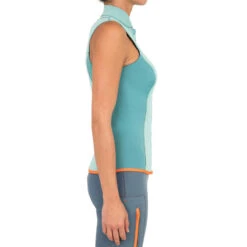 GILET NÉOPRÈNE KAYAK ET STAND UP PADDLE 500 FEMME 2 MM VERT -Kitesurf Boutique gilet neoprene kayak et stand up paddle 500 femme 2 mm vert 5