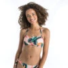 Haut De Maillot De Bain Bandeau LAURA JUNGLE Avec Coques Amovibles -Kitesurf Boutique haut de maillot de bain bandeau laura jungle avec coques amovibles