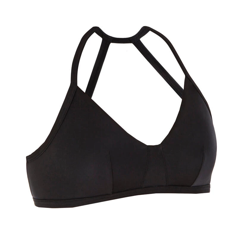 Haut De Maillot De Bain BRASSIERE CARO NOIRE Avec Dos Structuré Et Réglable 5 Haut De Maillot De Bain BRASSIERE CARO NOIRE Avec Dos Structuré Et Réglable – Image 3