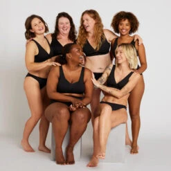 Haut De Maillot De Bain Femme Toutes Tailles - 6'50 Noir -Kitesurf Boutique haut de maillot de bain femme toutes tailles 650 noir 2