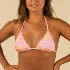 HAUT DE MAILLOT DE BAIN FEMME TRIANGLE COULISSANT AVEC COQUES SALTY -Kitesurf Boutique haut de maillot de bain femme triangle coulissant avec coques salty 3