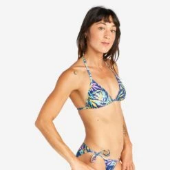 Haut De Maillot De Bain Triangle Femme - Mae Cuty Bleu