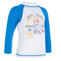 KIT Anti-UV 3 Pièces Bébé Surf Bleu -Kitesurf Boutique kit anti uv 3 pieces bebe surf bleu 2