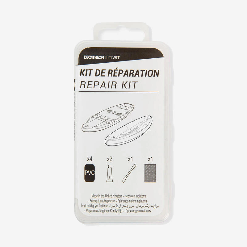 KIT DE REPARATION STAND UP PADDLE ET GONFLABLE. 3 KIT DE REPARATION STAND UP PADDLE ET GONFLABLE.