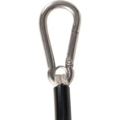 LEASH D'AILE De KITESURF COURT 40 Cm - Noir -Kitesurf Boutique leash daile de kitesurf court 40 cm noir 2