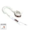 LEASH DE SUP COIL 9' - HOWZIT - BLANC - 1 LEASH DE SUP COIL 9' - HOWZIT - BLANC - -Kitesurf Boutique leash de sup coil 9 howzit blanc