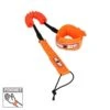 LEASH DE WINGFOIL HOWZIT COIL ORANGE POIGNET 4' -Kitesurf Boutique leash de wingfoil howzit coil orange poignet 4