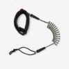 Leash Spiralé Bodyboard 900 Biceps Noir -Kitesurf Boutique leash spirale bodyboard 900 biceps noir