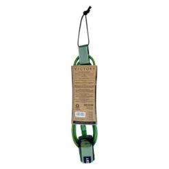 Victory Longboard Leash Regular 9' - Mat Green -Kitesurf Boutique longboard leash regular 9 mat green 1