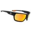 Lunettes De Soleil CIERZO Noir Mat, CX Polarisés ORANGE - Cat.3 - MUNDAKA -Kitesurf Boutique lunettes de soleil cierzo noir mat cx polarises orange cat3 mundaka