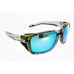 Lunettes De Soleil Julbo Shield M Gris Bleu Polarisé , Coques Amovibles -Kitesurf Boutique lunettes de soleil julbo shield m gris bleu polarise coques amovibles 2